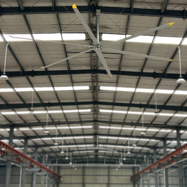 High Volume Air Cooling 3.6m 12FT Industrial Large HVLS Ceiling Fan with 8 Blades