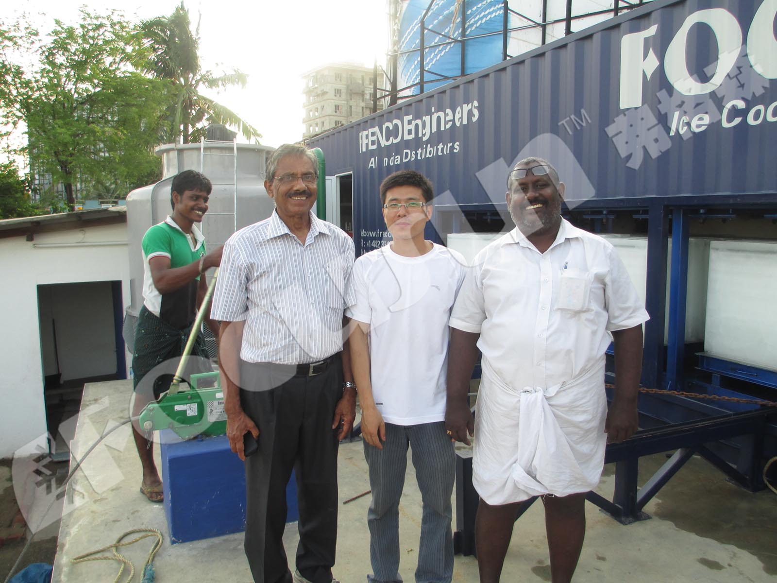 1ton/24hours-30ton/24hours Direct System Block Ice Machine with Video Technical Support