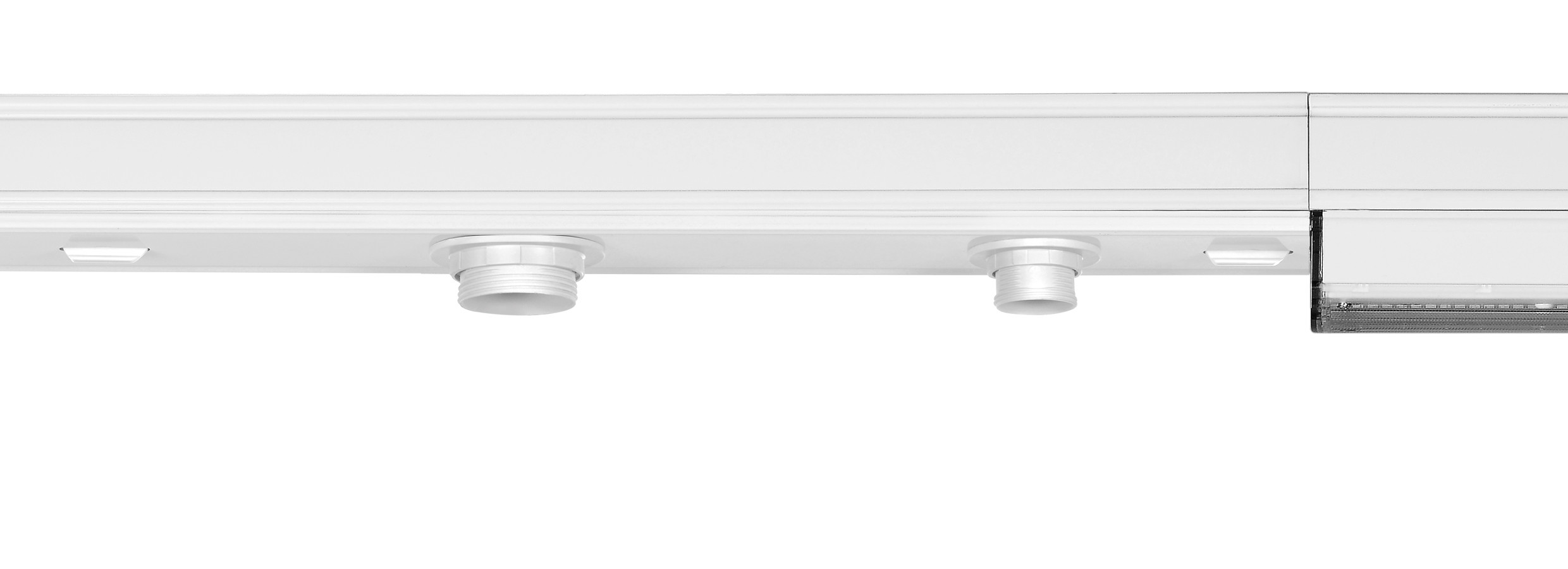 1.2M 6000K 95CRI LED Linear Trunking System With Emergency Battery
