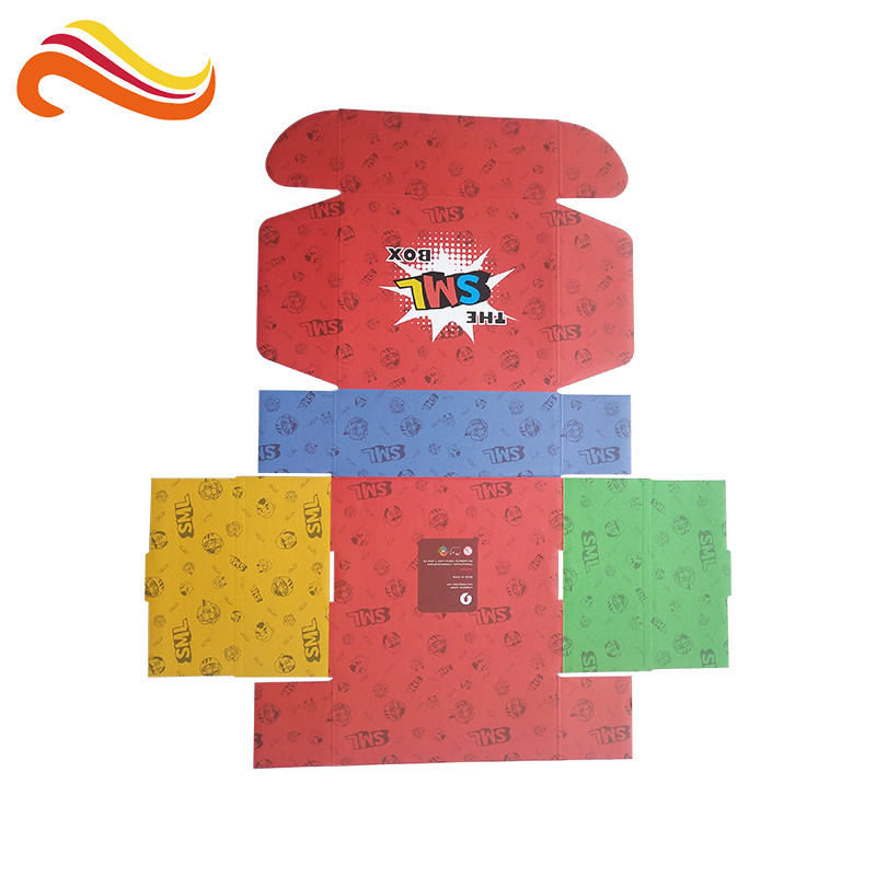 Litho Printing Recyclable Corrugated Cardboard Boxes Spot UV