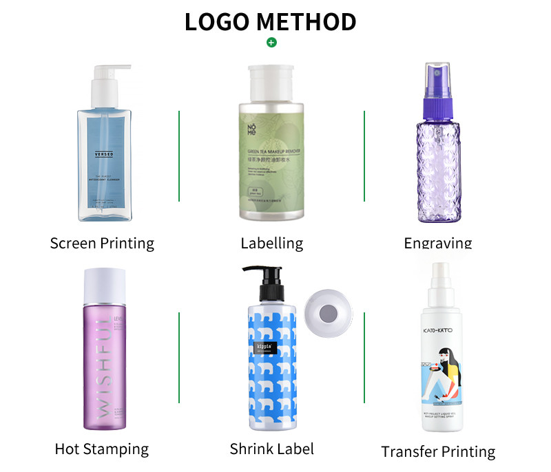 Square Plastic Cosmetic Bottles 250ML PETG Cosmetic Packaging