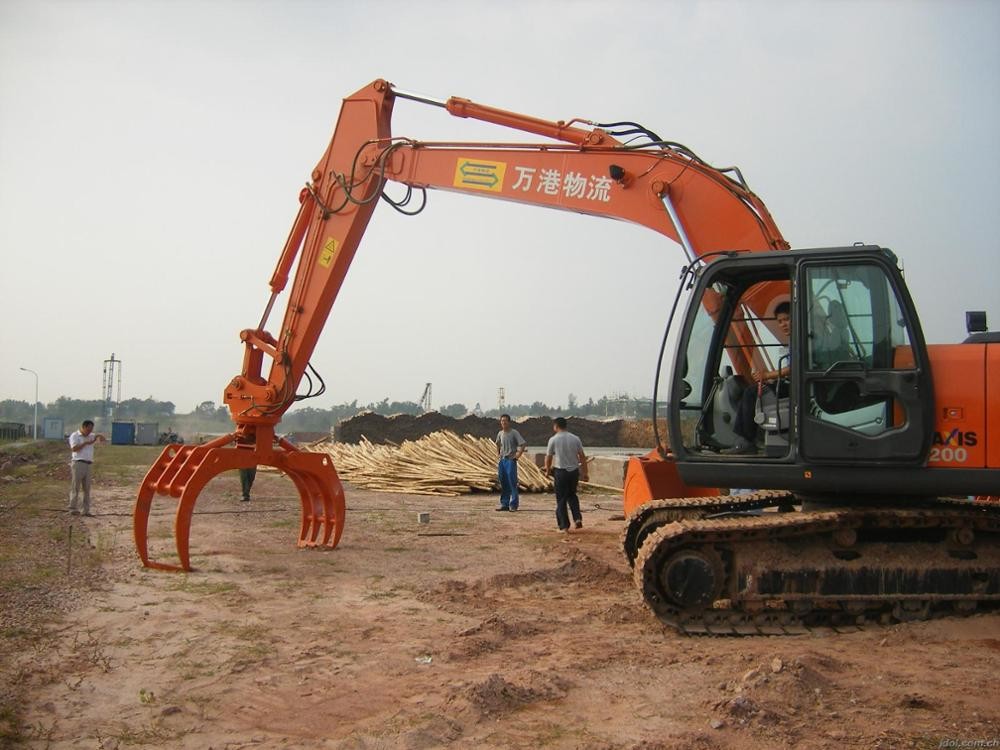 Hardox400 10T Excavator Hydralic Rotating Grapple