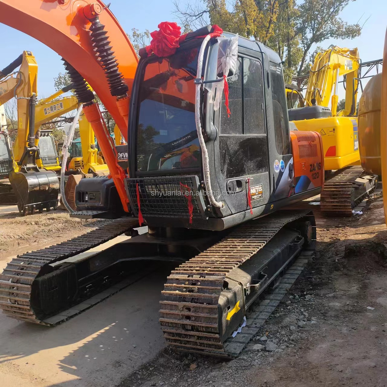 Used Hitachi ZX120 Tracked Excavator with 93KW Power and Low Working Hours Good Deal