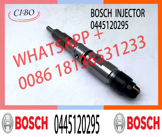 0445120295 Engineer hinery Genuine Excavator Engine Fuel Injector 0445120295