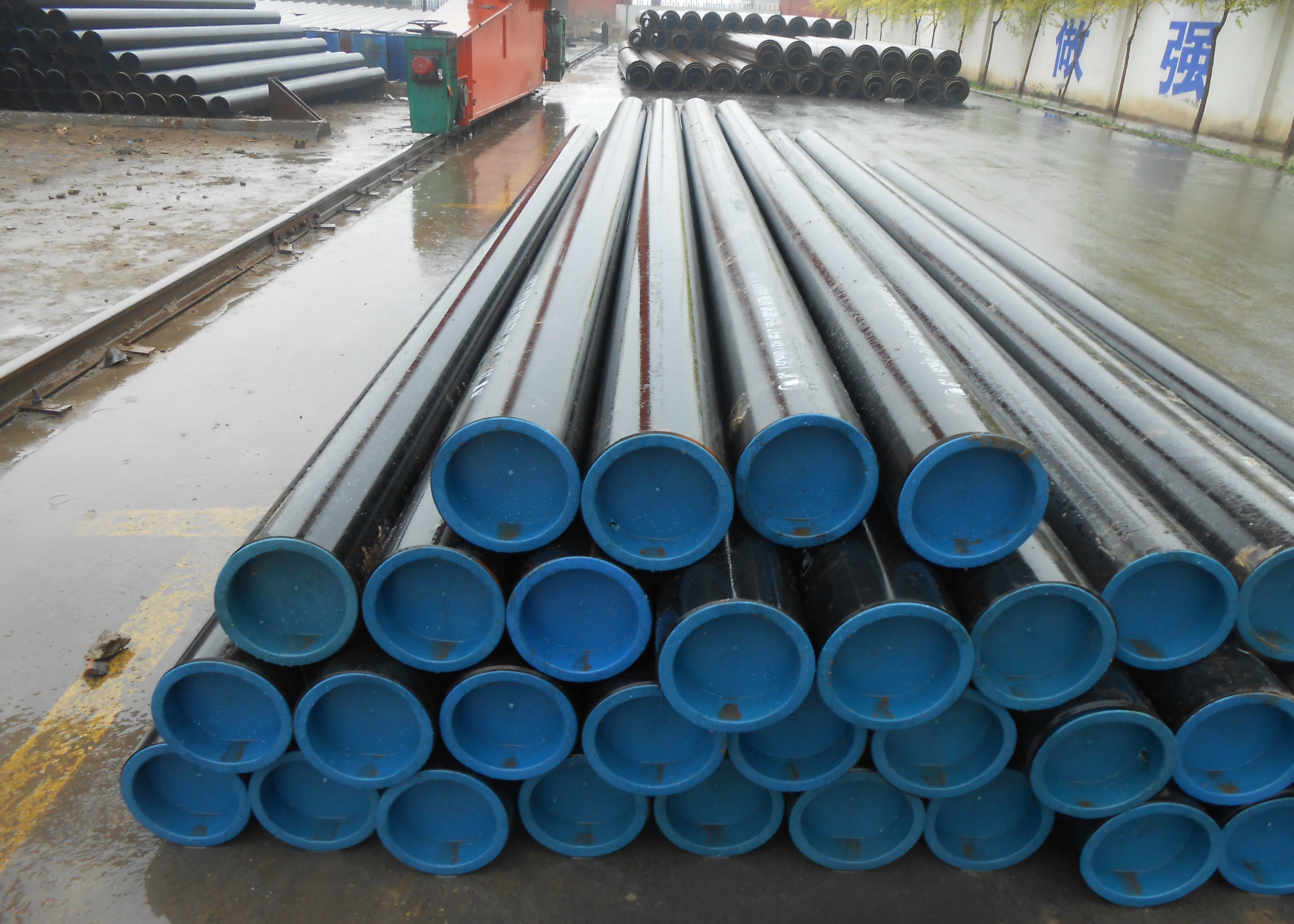 Weld ST37 ST52 Erw Galvanized Steel Pipe For Industrial System