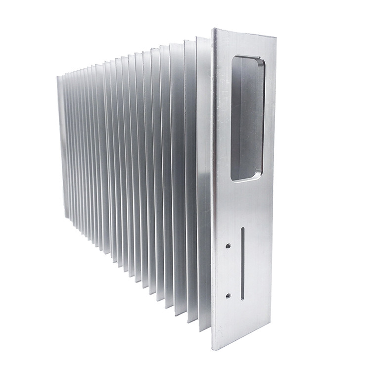 Big Mold Heat Sink Aluminum Extrusion Profiles Anodizing Clear Surface Treatment