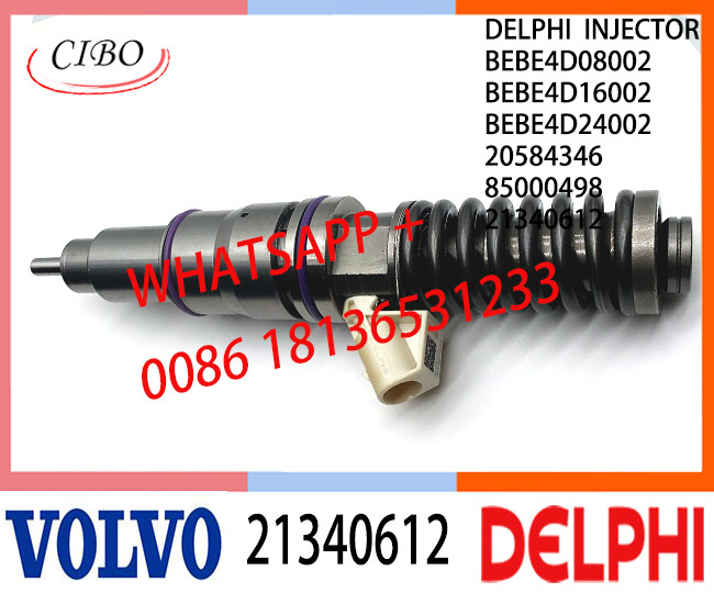 Fuel Diesel Injector 21340612 BEBE4D08002 BEBE4D16002 BEBE4D24002 20584346 85000498 E3.18 for VOL D13 EURO3 HIGH POWER