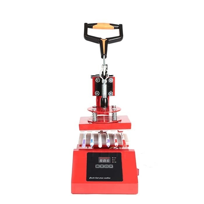 Manual Red Pen Heat Transfer Press Machine Customized Sublimation Pen Printing Machine