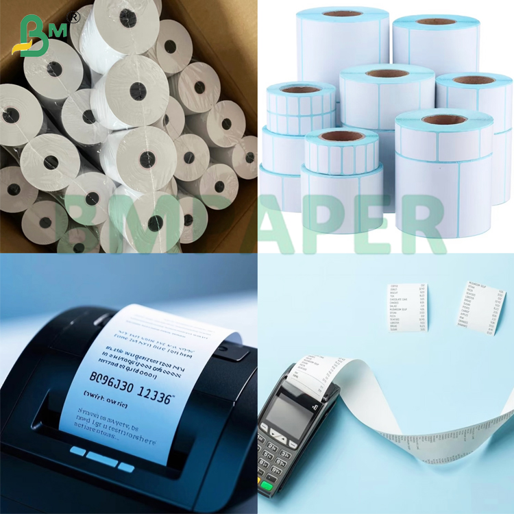 55g 60g High Whiteness Thermal Paper  For ATM Paper