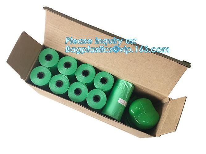 High Quality Eco-friendly Degradable Fashion With Printing Doggy Pet Dog Waste Poop Bags, Eco friendly pet dog waste poo