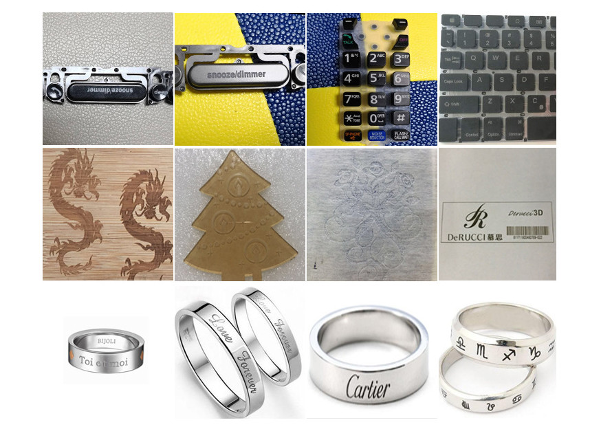 Mini Fiber Laser Marking Machine 30 Watt High Accuracy For Gold Jewelry