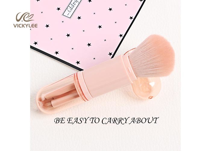 Portable 4 In1 12CM Facial Makeup Brushes