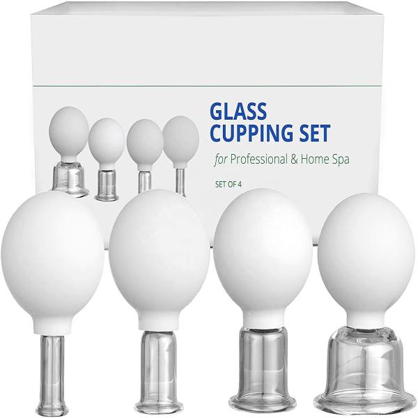 4 Pcs Silicone Cupping For Cupping Massage, Lymphatic Drainage, Anti Aging