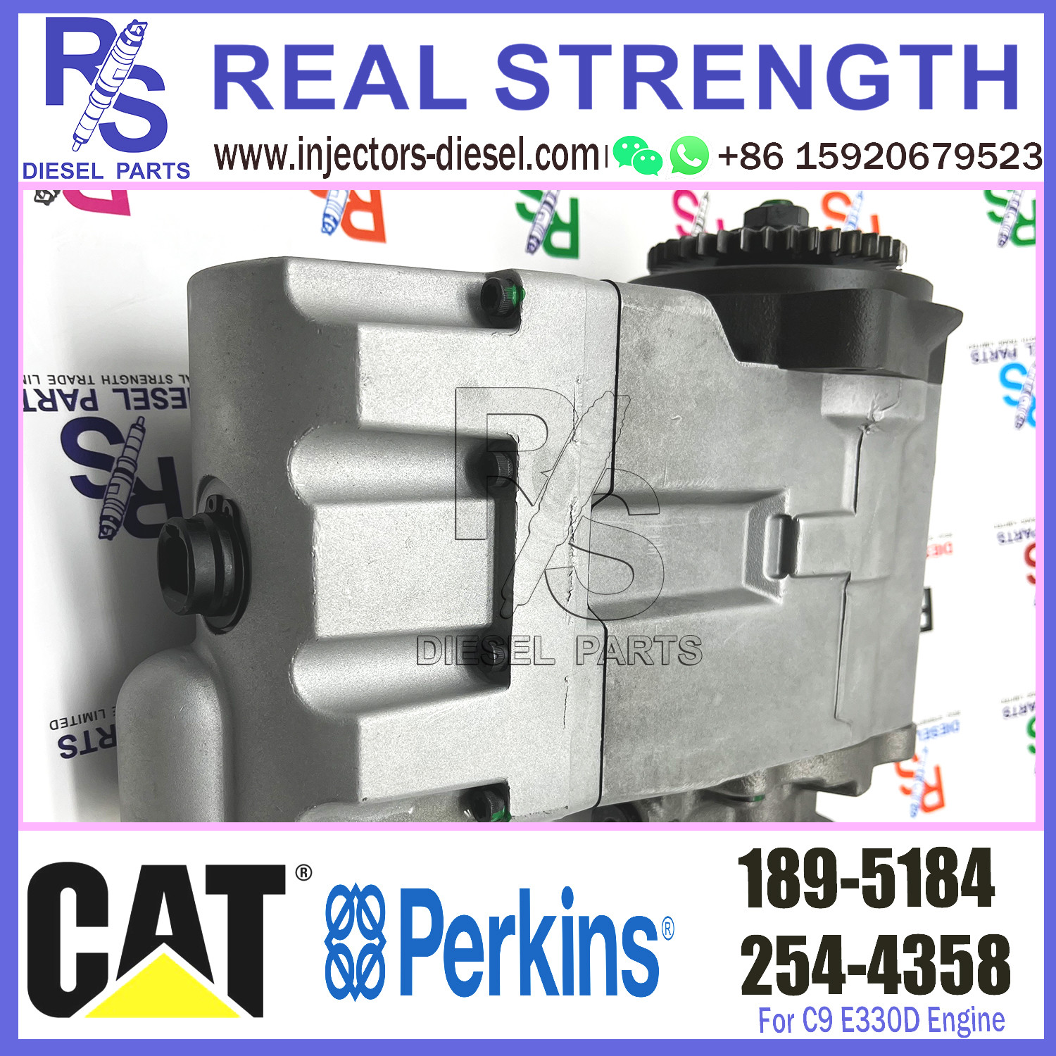 Diesel Fuel Injection 189-5184 Diesel Fuel Common Rail Pump For C9 Engine 1895184