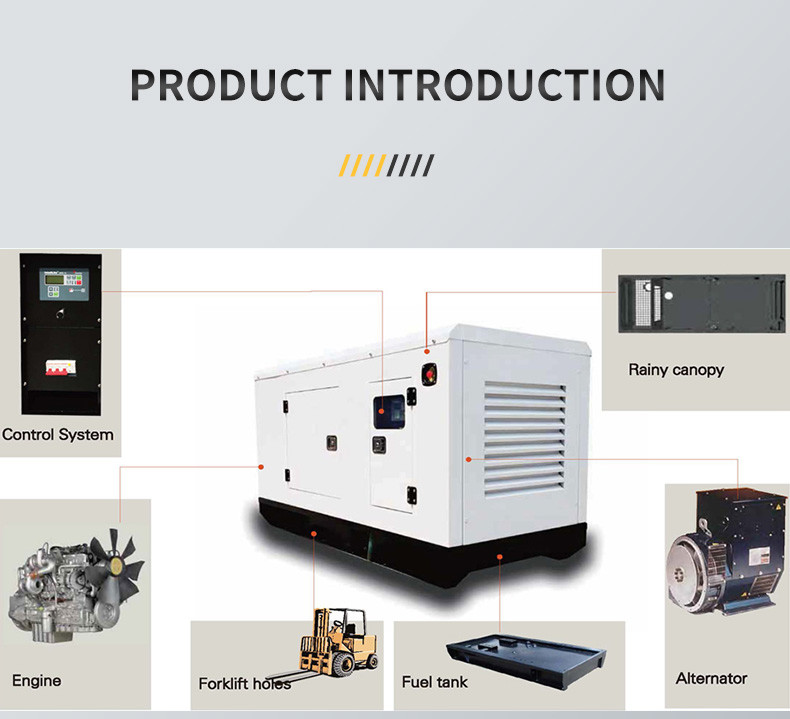 Weichai Cummins Engine 100KW 125kva Diesel Generator Set
