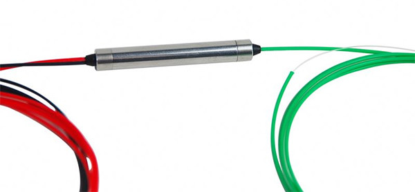 Single Fiber Wdm CWDM DWDM 1x2 Steel Tube Splitter FC / UPC Connector