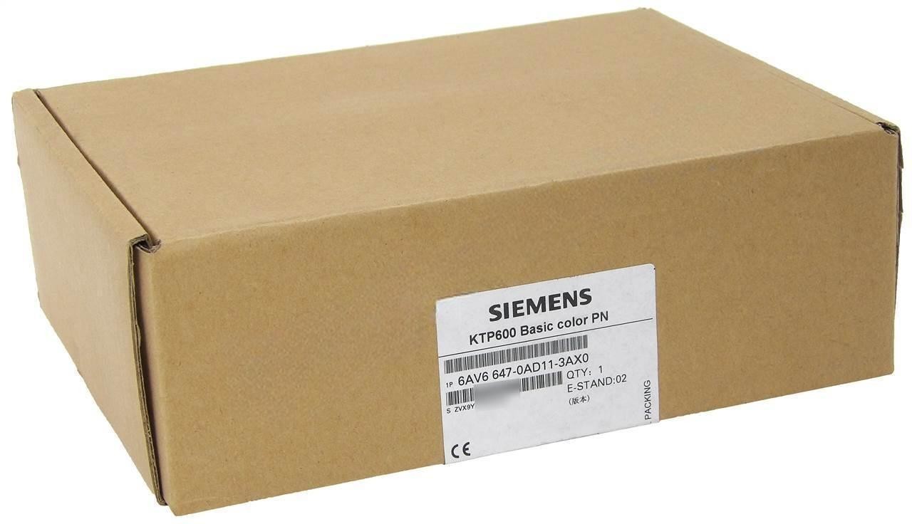 SIEMENS SIMATIC HMI 6AV6 647-0AD11-3AX0 KTP600 Basic Color PN