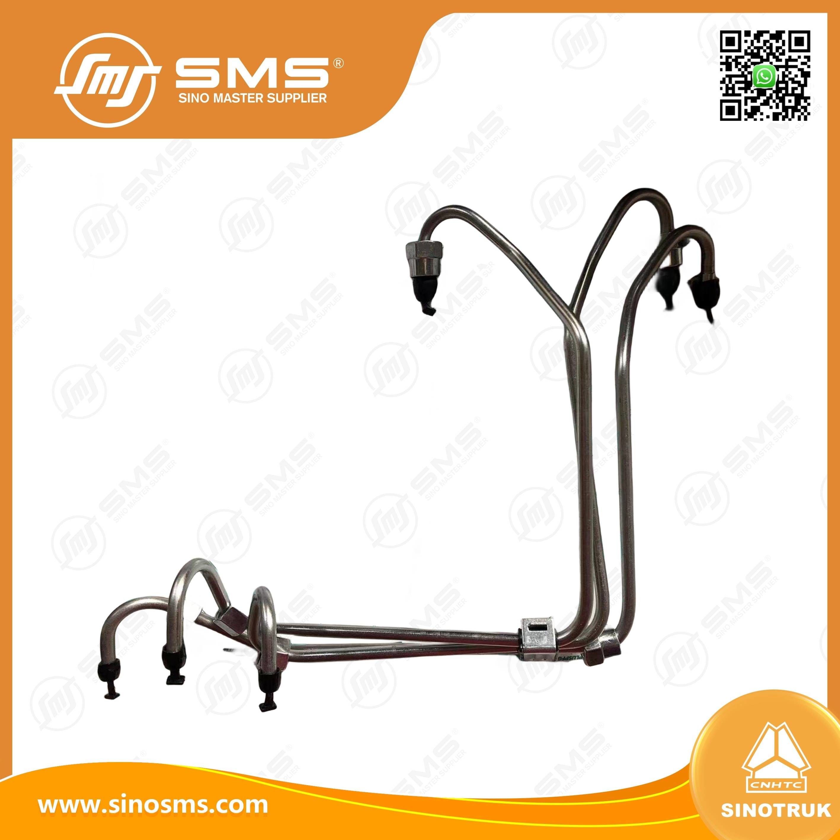 VG1560080278 High Pressure Fuel Injection Pipe HOWO Truck Parts