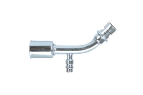 China High Quality hose fitting ac hose fitting Jacket(Iron) #12,Inner bore 29xlength35 xrear bore 18xsmall bore 3