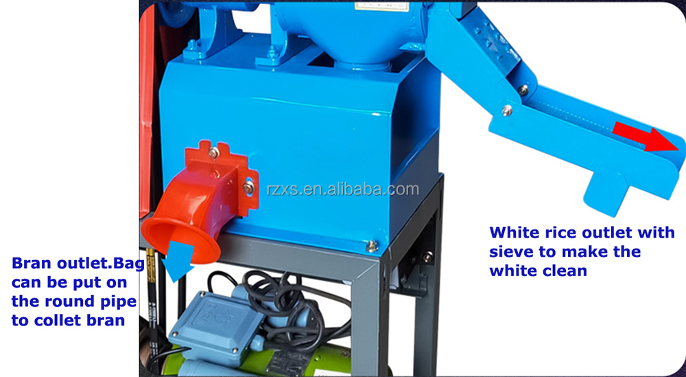 180kg/h Competitive Mini Auto Corn Rice Roller Milling Machine with Polishing Country