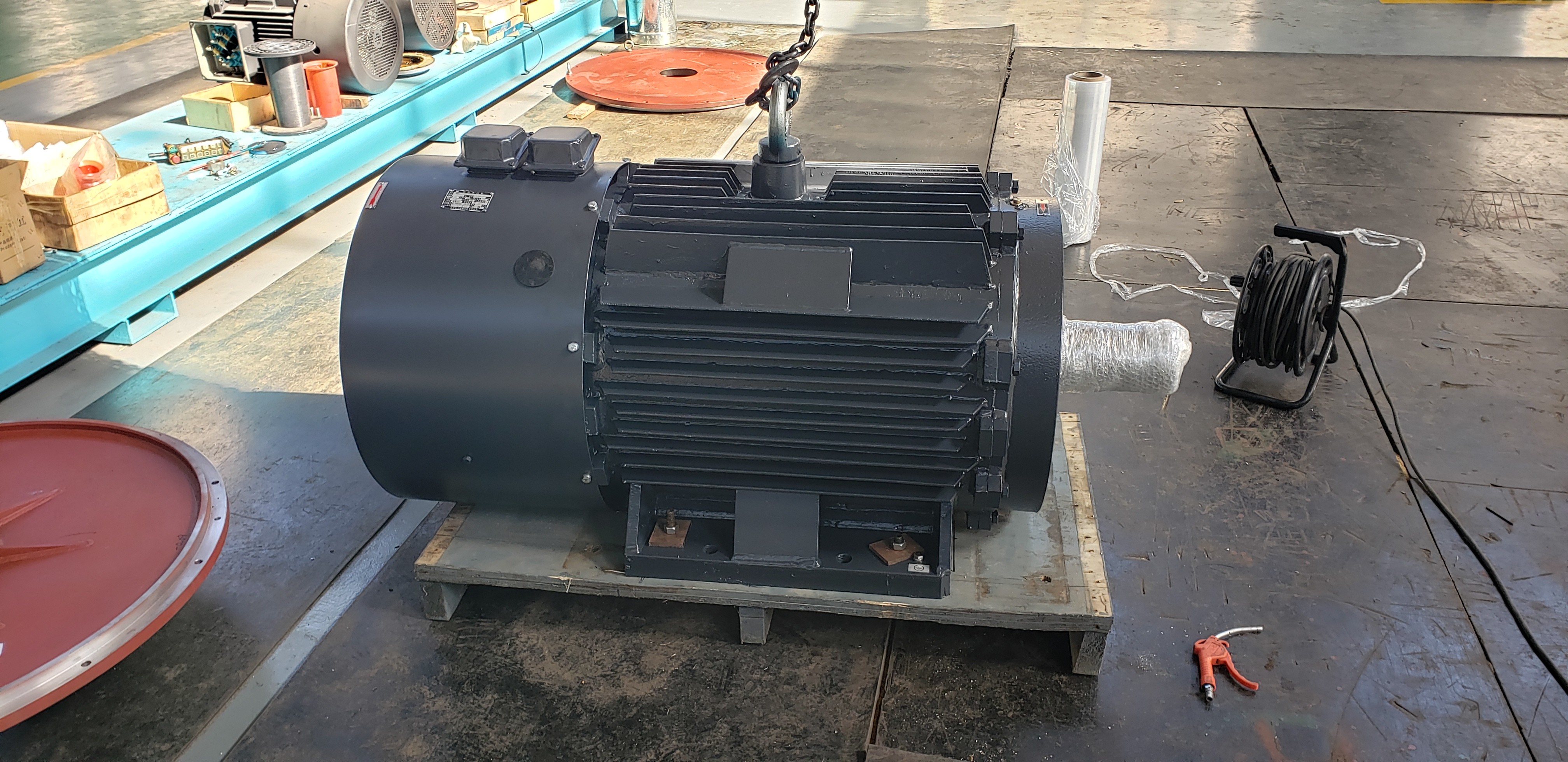 45kw 60rpm High Power Permanent Magnet Motor Air Cooled PMM Motor For Belt Conveyor