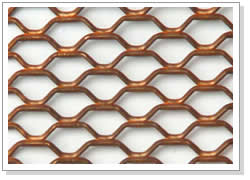 Black Steel Expanded Metal Sheets Diamond Mesh For Highway / Residence