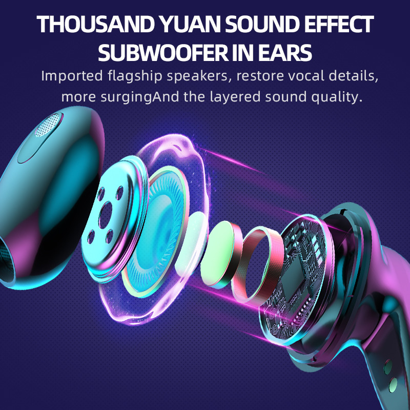 OEM Gaming Wireless Bluetooth EarphTone Stereo TWS In Ear Touch Control