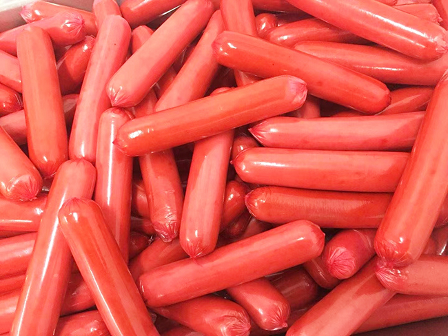 Biodegradable ECO Friendly Peelable Cellulose Casing For Vienna Sausages