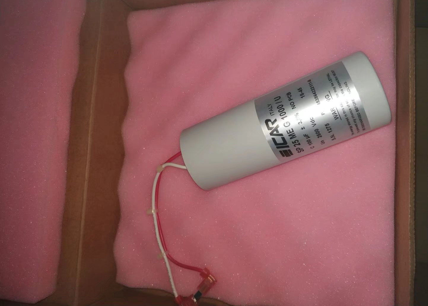 Orginal Cylindrical Defibrillator Machine Parts Capacitor For Philip HeartStart XL+