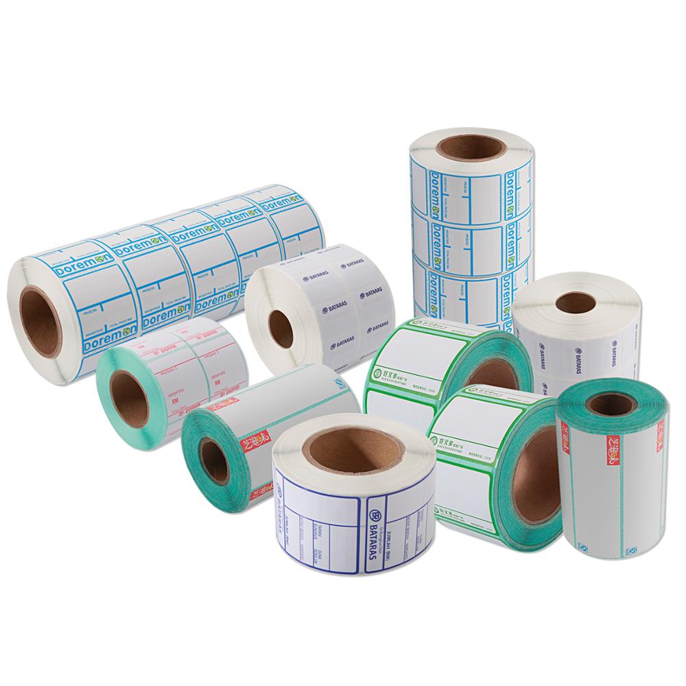 Water proof Self-adhesive Label Thermal Sticker for bottle Supermarket Store