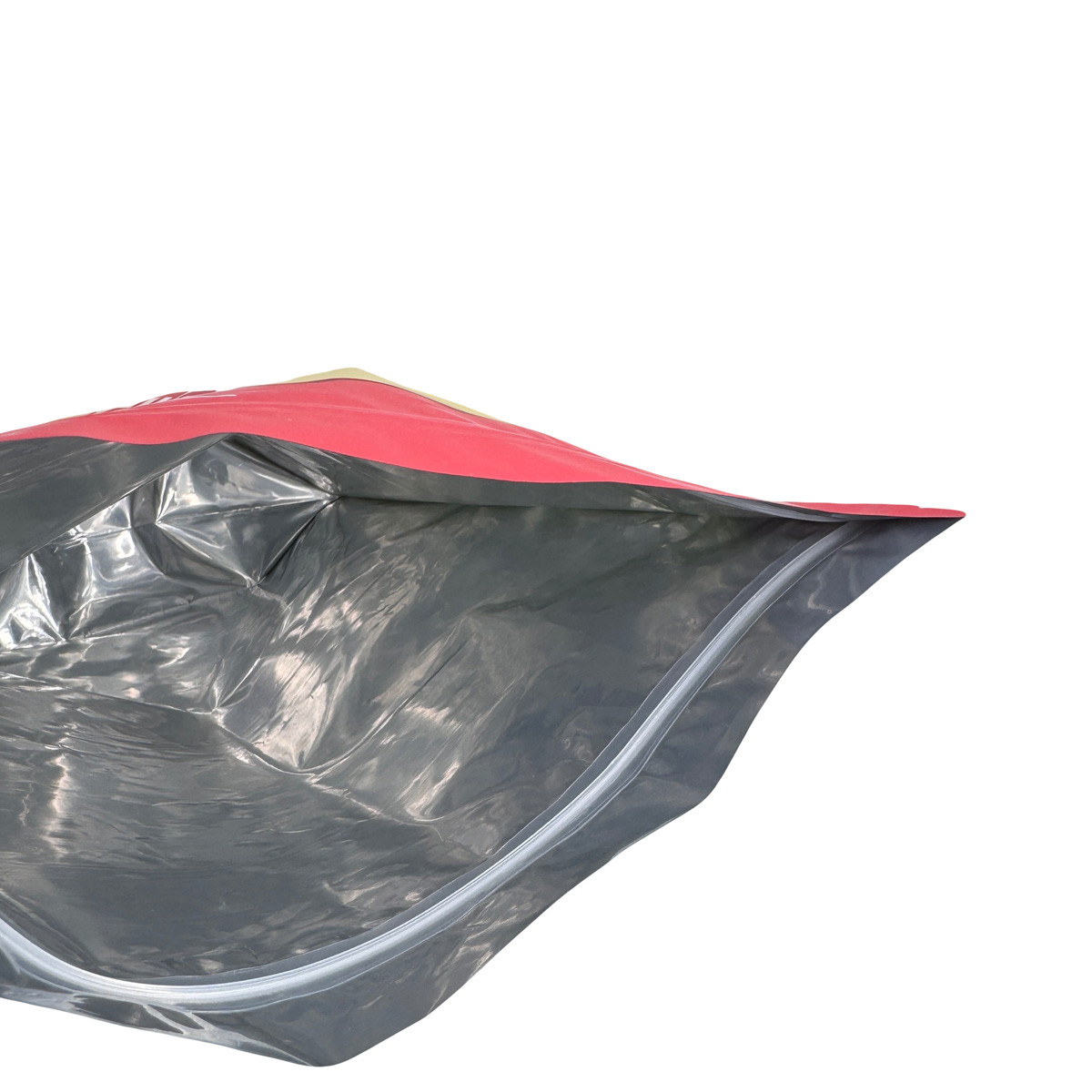 High Barrier 1lb Foil Laminated Stand Up Pouch With Zipper For Candy Gum Cookie Food Packaging