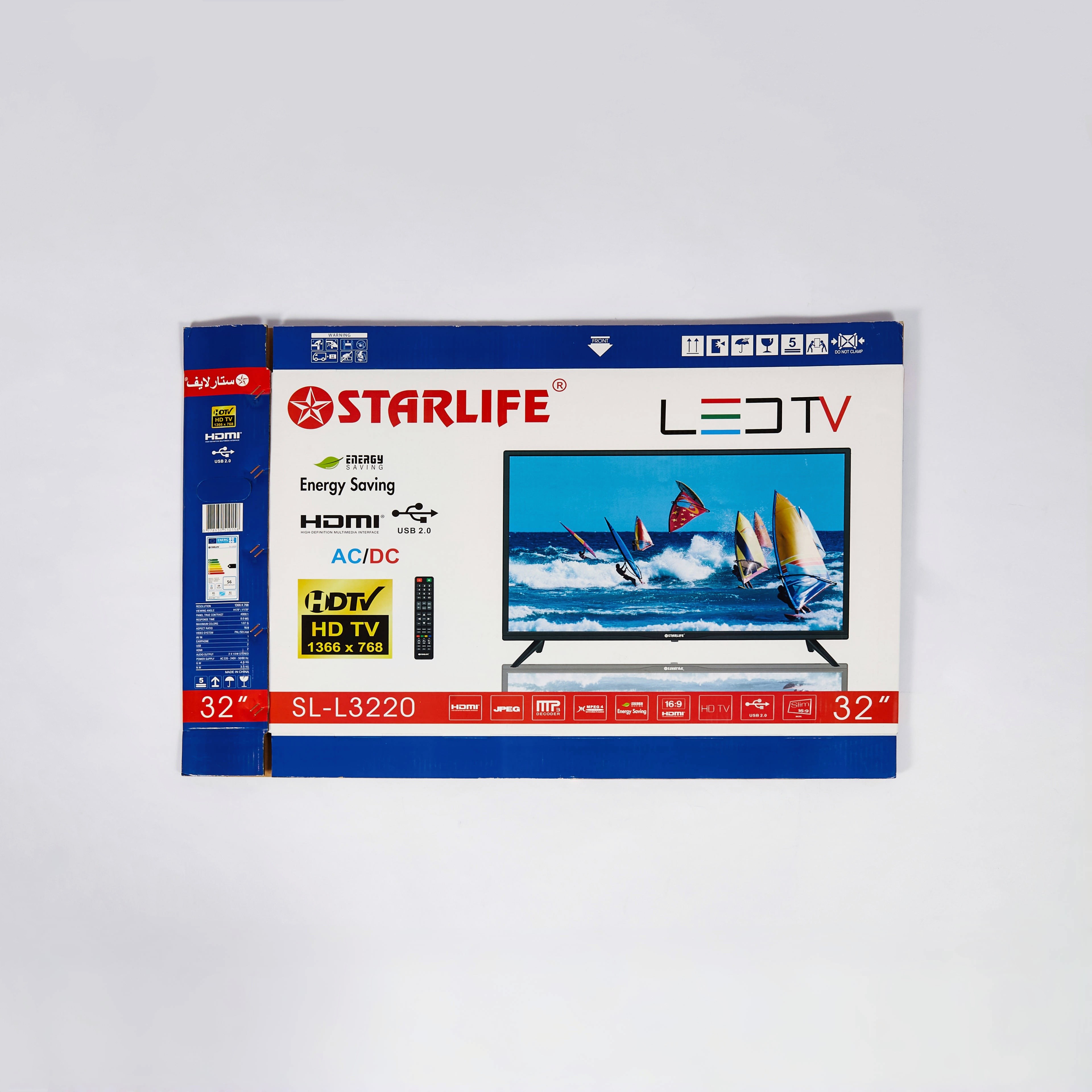 Custom Logo Cardboard Folding Corrugated Paper Boxes for Large Smart TV Packaging