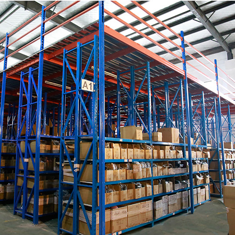 Custom Heavy Duty Steel Rack / Mezzanine Floor Attic Storage Shelves