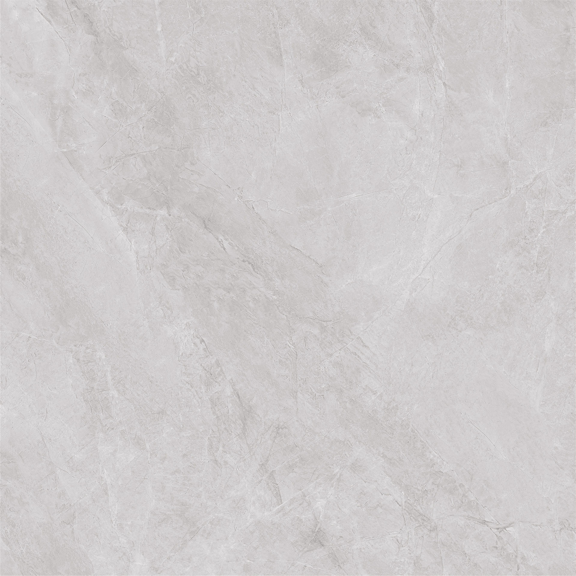 Firebrick Light Gray 1200x1200mm Polished Sintered Stone Slab For Bedroom