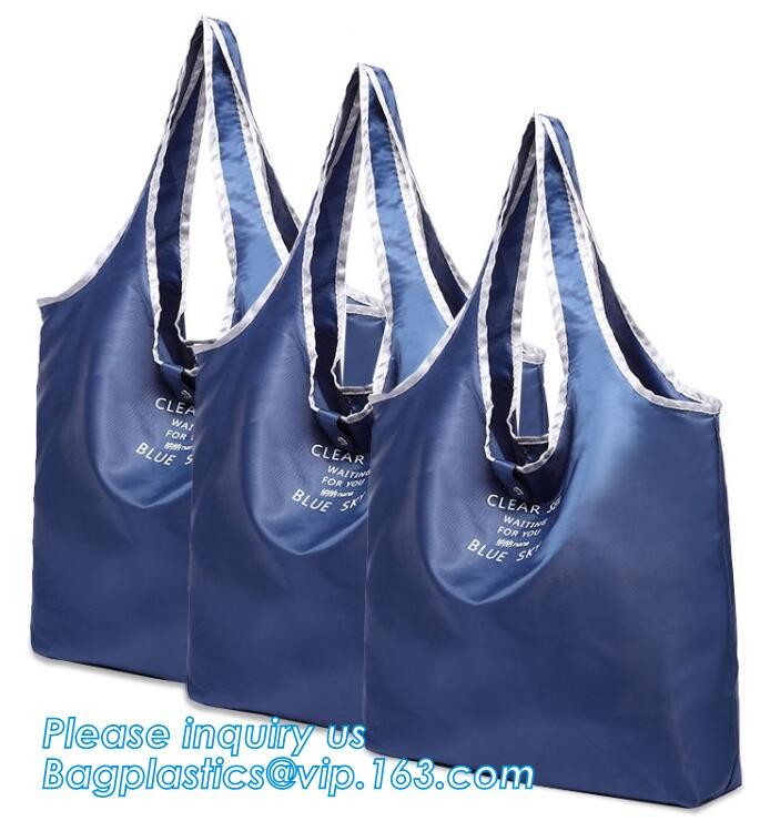 Promotion Custom Eco Friendly Sublimation Polyester Folding Shopping Bag,Promotional Sports Gym Sack Polyester Drawstrin