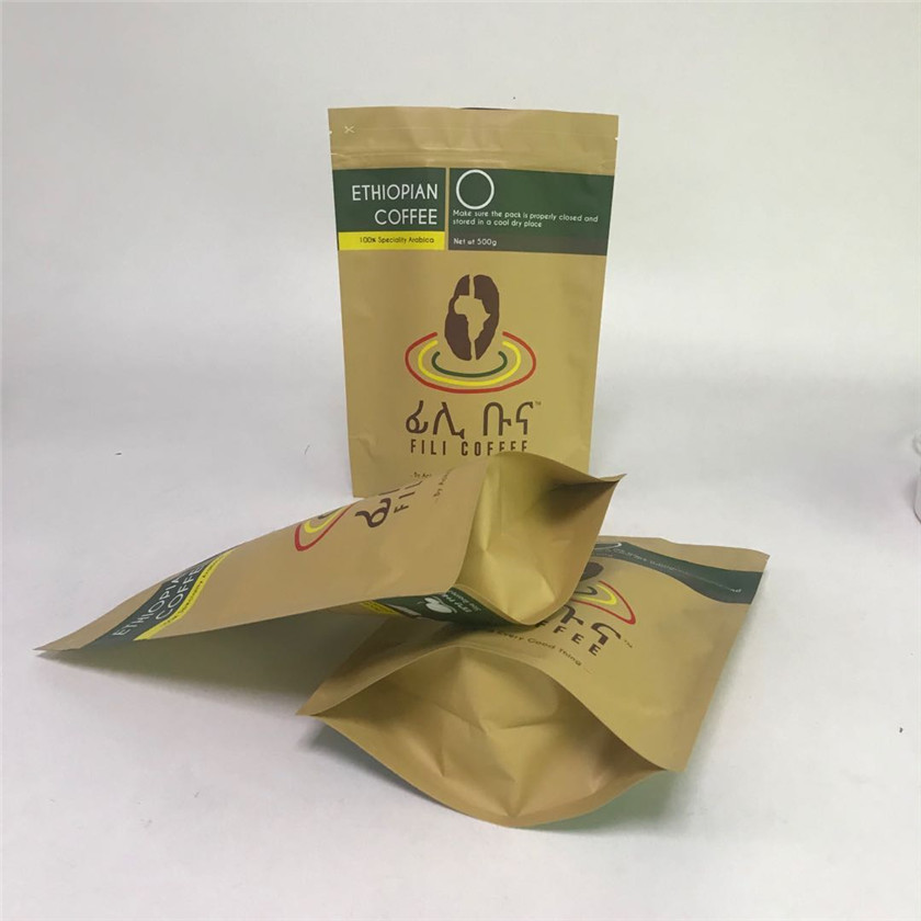 Matte Finished MOPP VMPET Aluminum Foil Bags For Coffee Beans