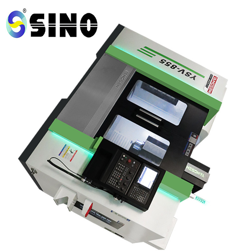 SINO CNC Lathe Machine With 550mm Width Features High Precision And Operates Vertically