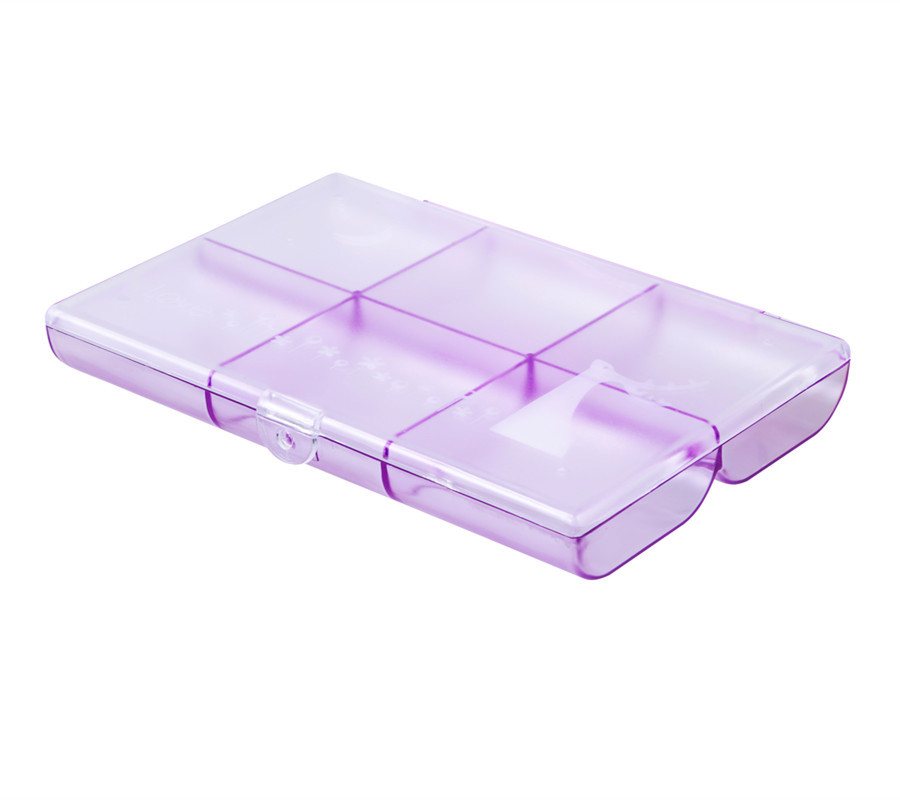 Clear Plastic Storage Boxes With Adjustable Compartments 6 Lid