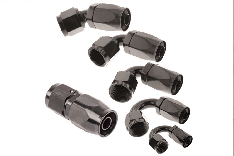 CNC Aluminium Universal Motorsport Parts 90 Degree Hose Fittings