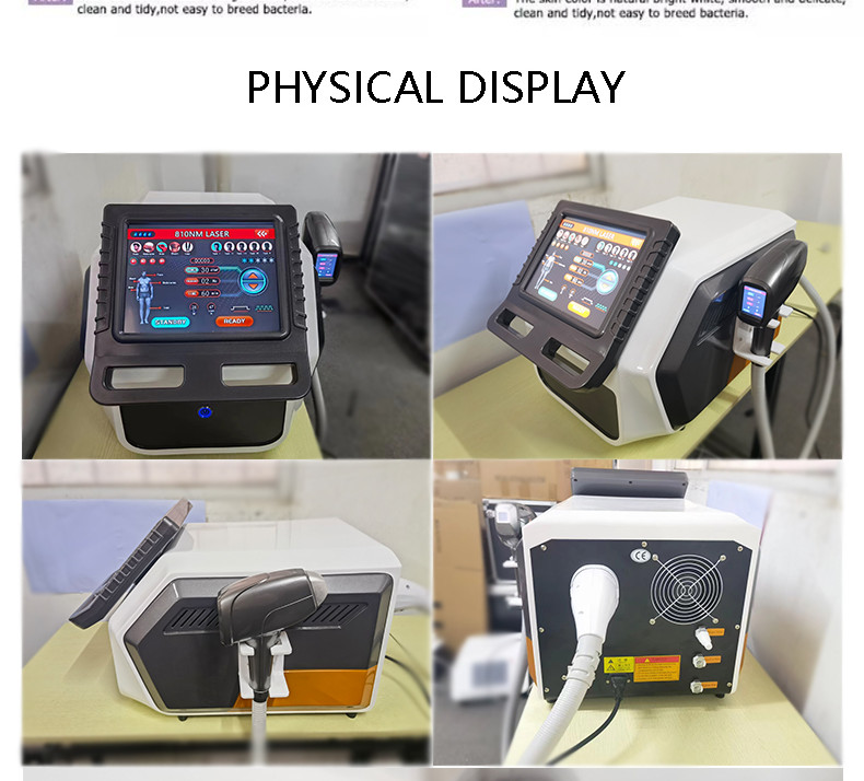 Painless Q Switched Nd Yag Laser Machine 3 Wavelength Diode Laser Hair Removal 10.4 Inch