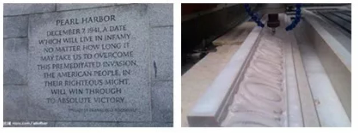 3d Stone cnc router machine for carving and cutting for marble tombstone