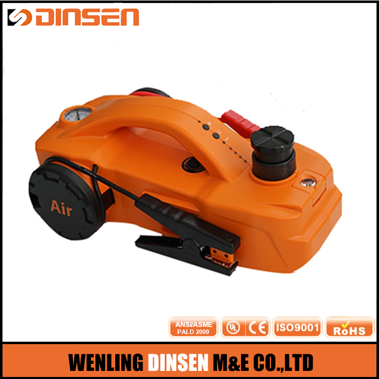 12V Cordless Hydraulic Jack , Hydraulic Trolley Jack 5 Ton 0.65m air Hose