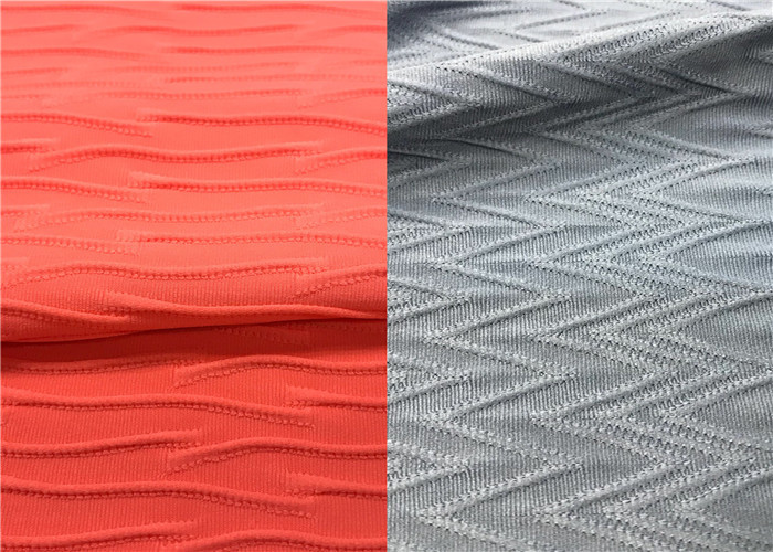 Metallic Printed Circular Silver Nylon Fabric Double Knitting Free Cuttable Stretchy