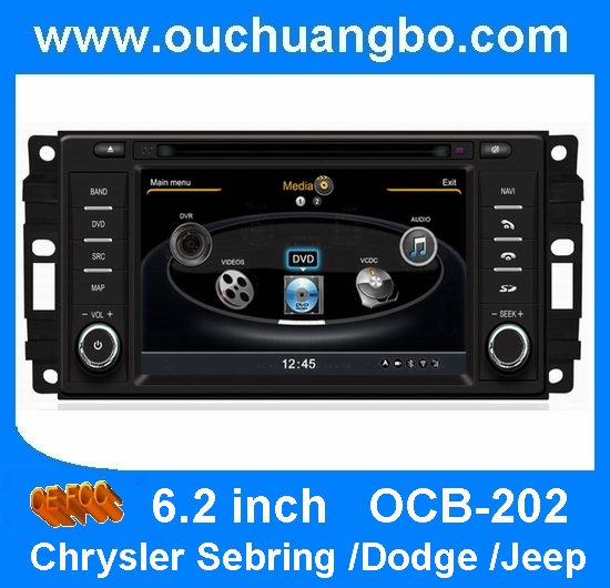 Ouchuangbo In Car DVD Player for Chrysler Sebring /Dodge /Jeep S100 System GPS Navigation USB 3G Wifi DVR OCB-202