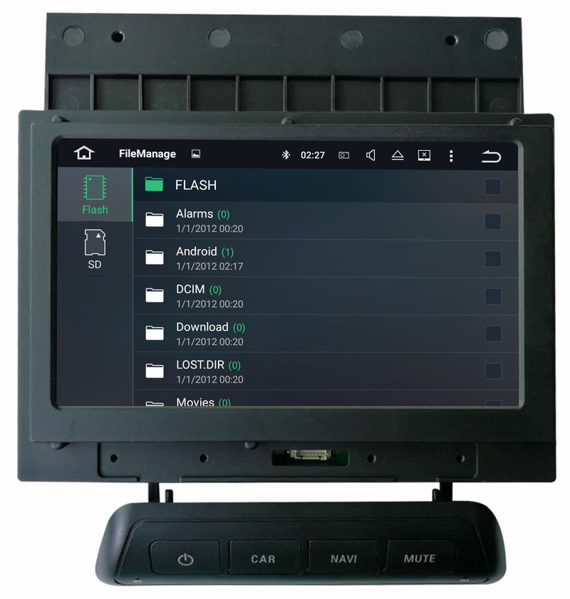 Ouchuangbo car gps navi radio android 9.0 system for Land Rover Freelander 2005-2012 auto multimedia wifi bluetooth