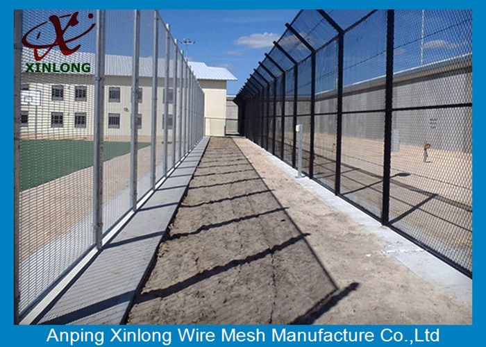 Durable RAL Colors High Security Fence For Power Station and Airport