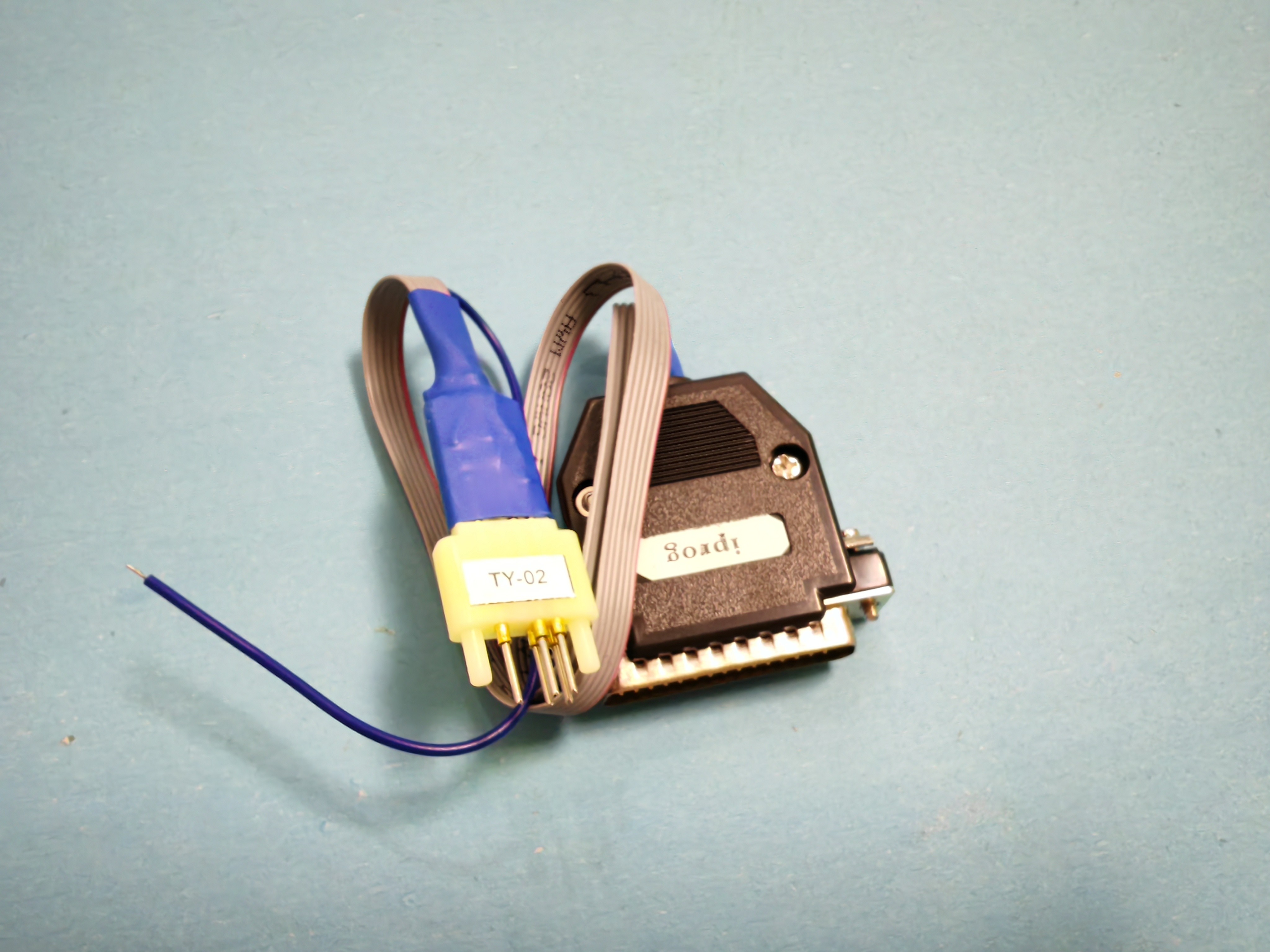 pogo 5 pins spring load cable to DB25 adapter for TOYOTA on board connect repair data