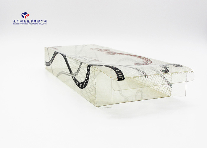 0.3mm Rigid PET Material Custom Printed Plastic Boxes For Gifts 31cmX5cmX14.5cm