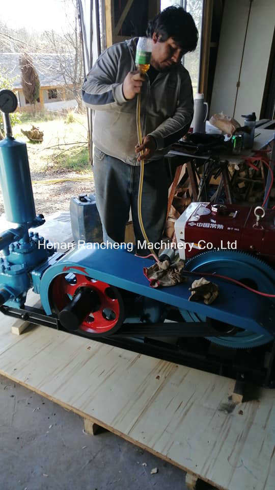 BW200 Horizontal Type Two Cylinder Double Action Pump Of Drilling Rigs Within 200m
