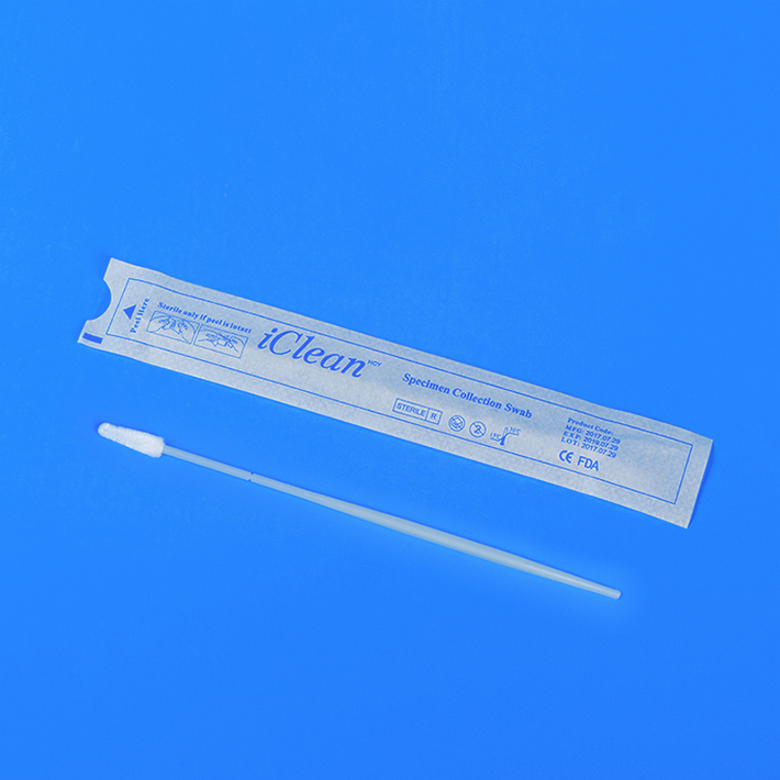 Medical Female Specimen Collection Swab Nylon Flocked Swab For Sample Collection